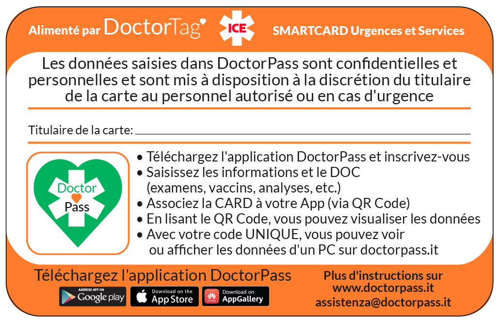 Card DoctorPass FR 02